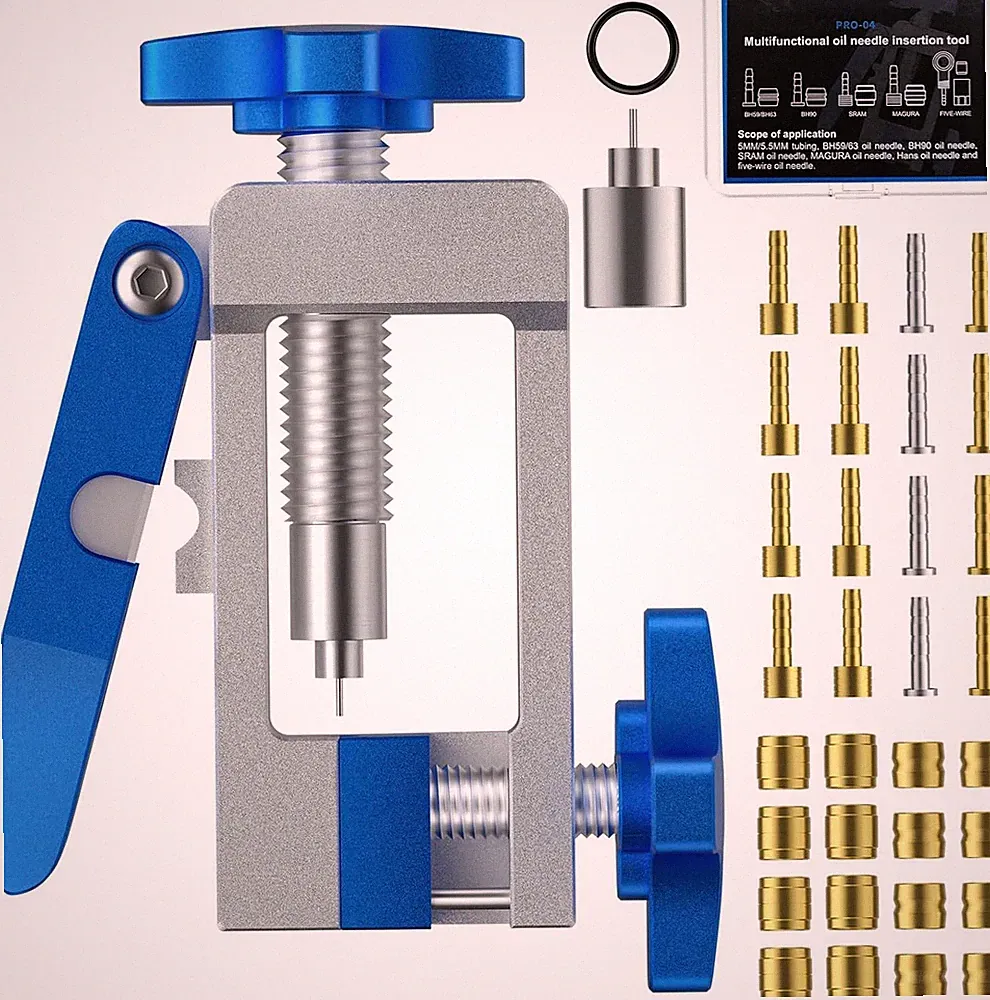 2 in 1 Bike Hydraulic Brake Tool Kit, Bicycle Oil Brake Needle Driver Insertion