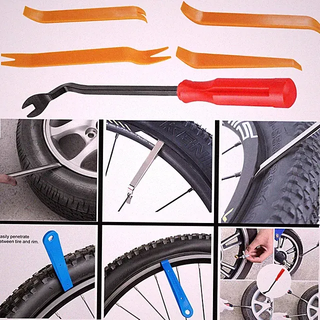 5Pcs Ebike Mountain Bike Motorcycle Tire/Tube Change Removal Levers Tool Set