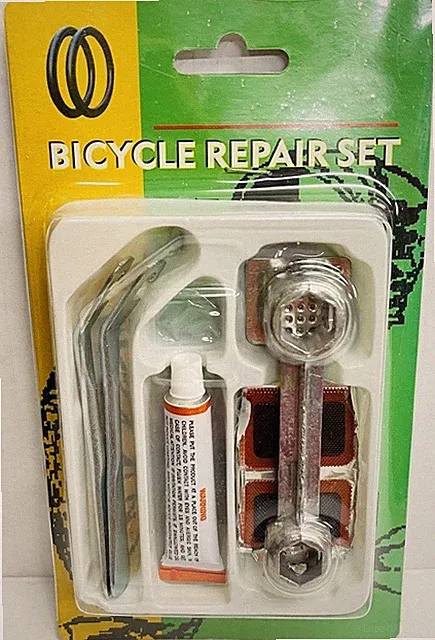 Bicycle Repair Set Patch Fix Tool Plug Puncture Rubber Wrench New # MCC141