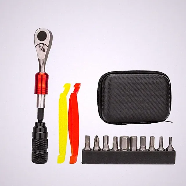 Bicycle Repair Tool Kit Wrench Multi-Tool Screwdriver Bike Portable Service Set