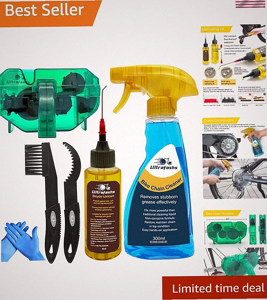 Bike Cleaner kit,Perfect kit to Clean/Protect/Lube Bicycle,with Chain Scrubbe...
