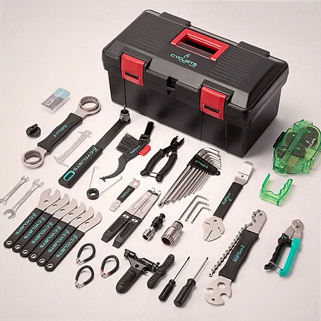Bike Tool Kit with Storage Case - 35 PCS Bicycle Repair Tool Set Portable - B...