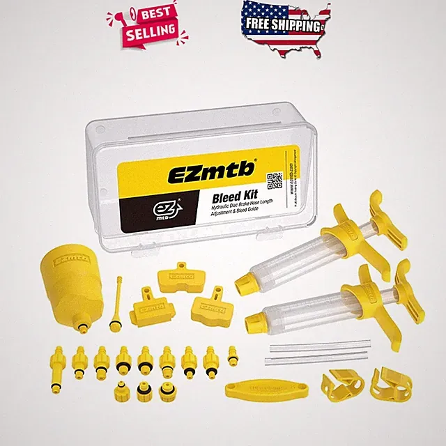 Brake Bleed Kit Hydraulic Disc Tool Compatible with Shimano SRAM Tektro Magura
