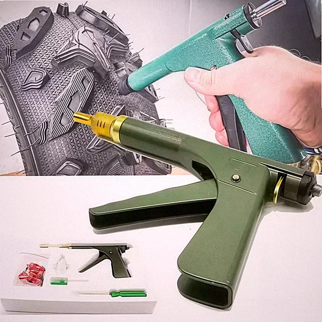 Car Motorcycle Bike Emergency Heavy Duty Tubeless Tire Puncture Repair Kit Tire
