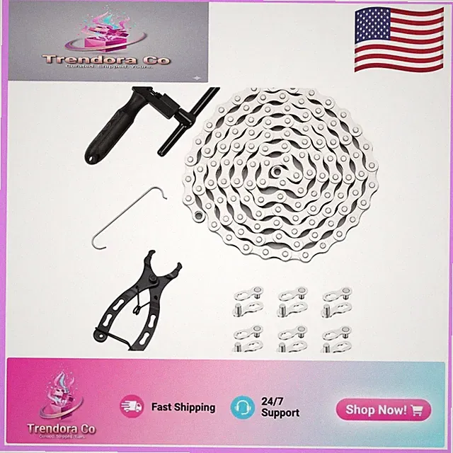 Durable Bike Chain Repair Kit with Chain Breaker and Pliers for Single Speed