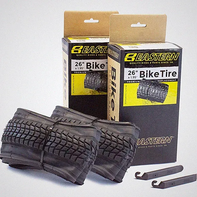 Eastern Bikes Premium Upgrade 26 x 1.95 Inch Tire with Tools. Fits Bicycles w...