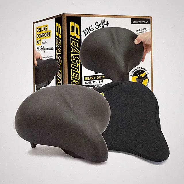 Eastern Deluxe Big Softy Exercise Bike Seat Kit w/ Gel Cover, Rain Cover & Tool