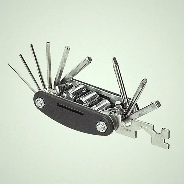 NEW Portable 16 In 1 Bicycle Tool Set Any Bike, eBike Multi-function Repair Tool