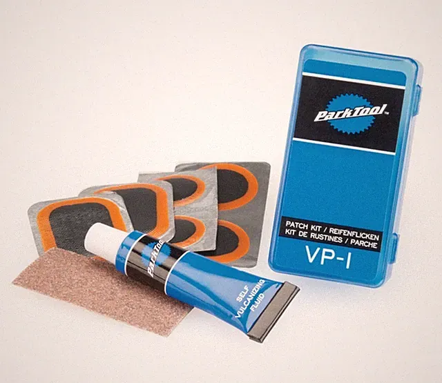 Park Tool VP-1 Vulcanizing Inner Tube Bike Tire Repair Patch Kit 6x Patches Glue