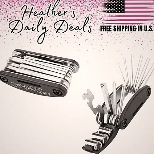 Tool Pocket Multi Function 16in1 Folding Tools Repair Kit Electric Scooter