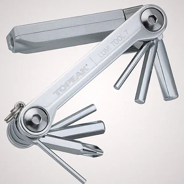 Topeak Mini LumiTool 7 Function Multi Tool w LED Light for Cycling Bike Repair