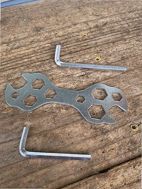 Vintage Dorcy-Style Bicycle Multi Tool-Saddle Bag Kit-Road Bike Touring BMX MTB
